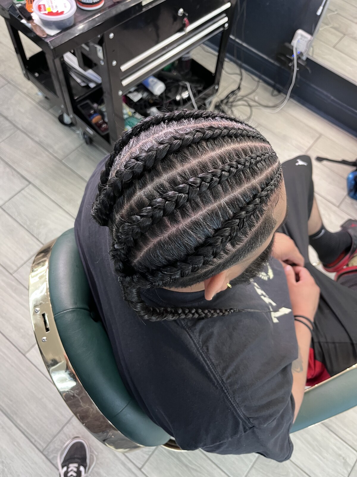 Skin fade with detailed lineup